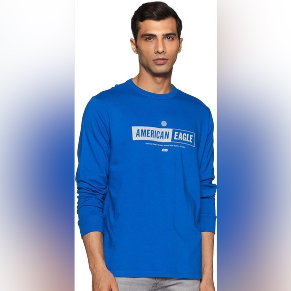 Men’s American Eagle‎ Reflective Long sleeve top size M - Picture 1 of 6